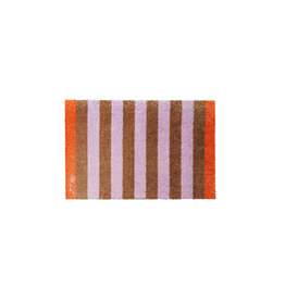 Mad about mats Mat 'Dario' - Touch - 50 x 75 cm - striped brown lila