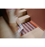 Mad about mats Mat 'Dario' - Touch - 50 x 75 cm - striped brown lila