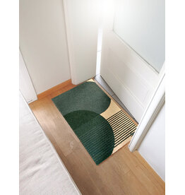 Mad about mats Mat 'Nina' - Scraper - 50 x 75 cm - bows green