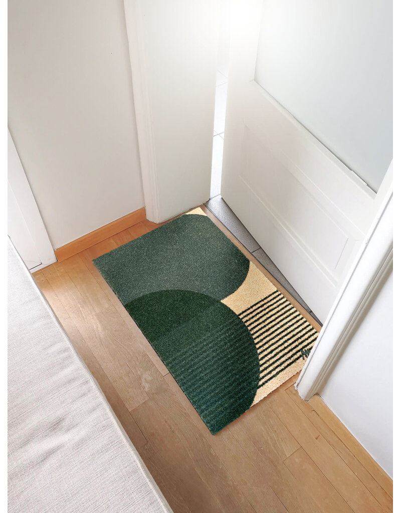 Mad about mats Mat 'Nina' - Scraper - 50 x 75 cm - bows green