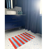 Mad about mats Mat 'Domi' - Touch - 50 x 75 cm - striped red blue
