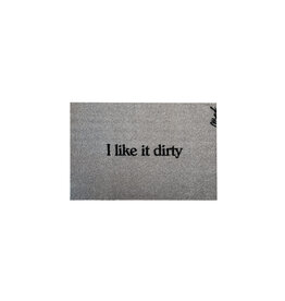 Mad about mats Mat 'Bockie' Scraper 50 x 75 cm 'I like it dirty'