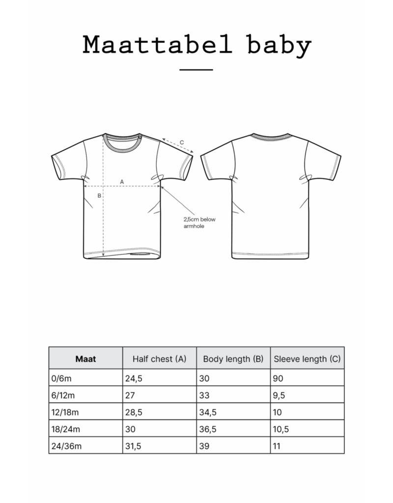 Ministerie van Unieke Zaken T-shirt Baby 'Moet just niks' - natural raw