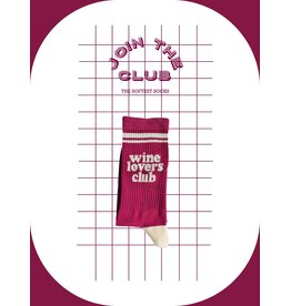Join The Club Sokken 'Wine lovers club - maat 37-41