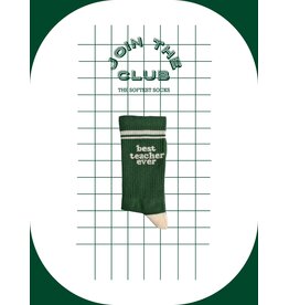 Join The Club Sokken 'Best teacher ever' - maat 42-46