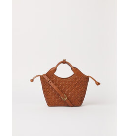 O MY BAG Mara Mini - Cognac Woven Classic