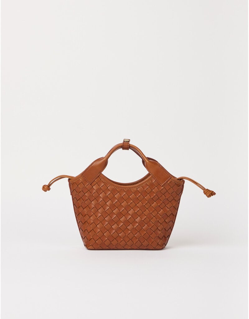 O MY BAG Mara Mini - Cognac Woven Classic