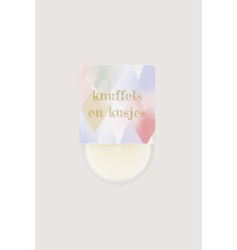 Zusss Geurkaarsje in wikkel 'knuffels en kusjes'