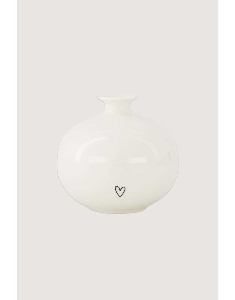 Zusss Vaasje rond met hartje