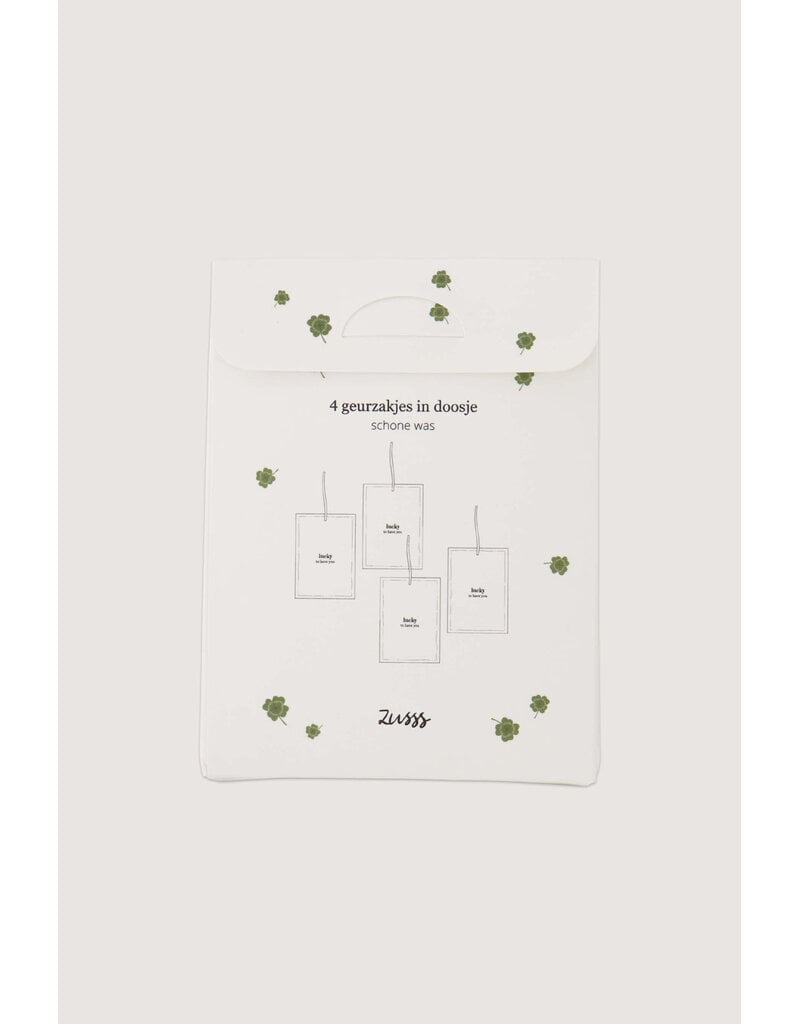 Zusss Set van 4 geurzakjes 'lucky to have you'