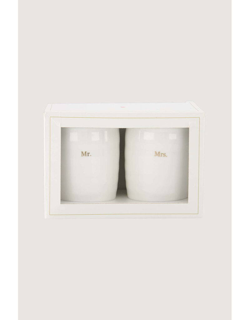 Zusss Set van 2 mokken in doosje 'Mr. & Mrs.'