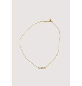 Zusss Goudkleurige ketting 'amour'