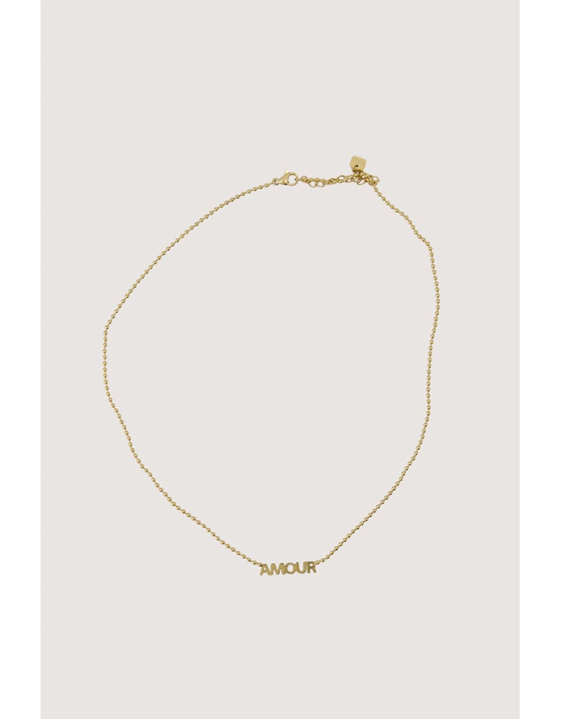 Zusss Goudkleurige ketting 'amour'