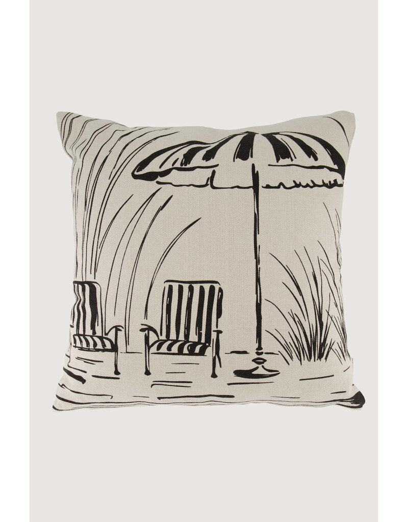 Zusss Kussen 'sunshine tekening' - 45 x 45 cm