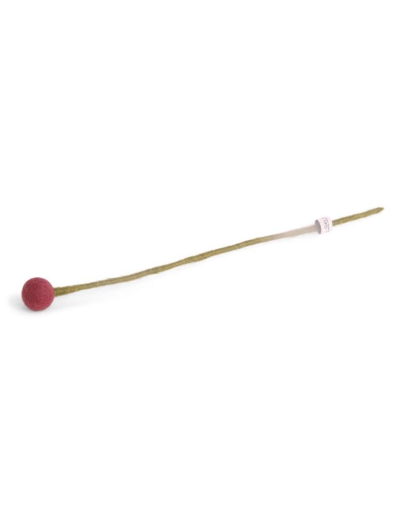 Gry & Sif Flower Wine red Dia 2