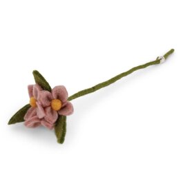 Gry & Sif Bloemen op takje - dusty rose- 34 cm