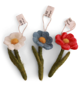 Gry & Sif Set van 3 mini anemonen - Bright - 7 cm