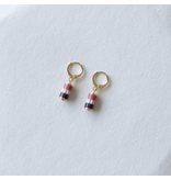 Studio Nok Nok Oorhangers Petite.04.Dark Pink