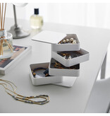 Yamazaki Sieradenorganizer vierkant 4-laags - wit