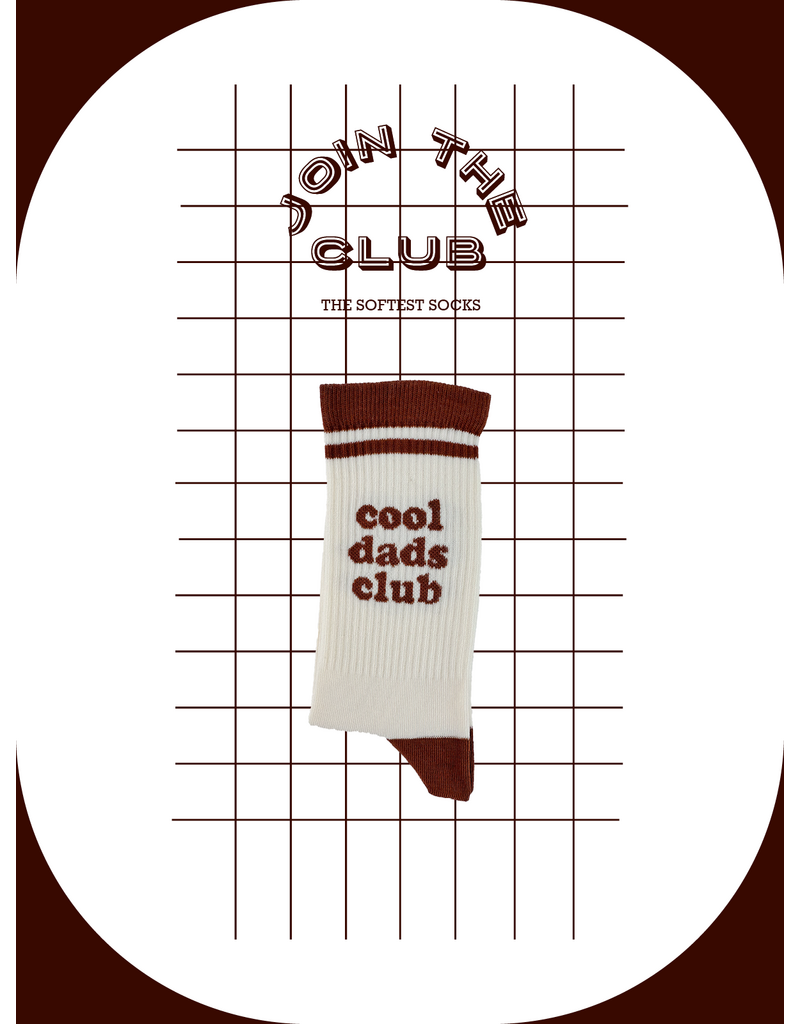 Join The Club Sokken 'Cool dads club' - maat 42-46 / bruin