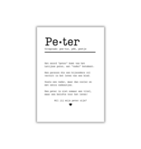 Gekiere Kaartje over 'peter-zijn' met opdruk 'Wil jij mijn peter zijn?'