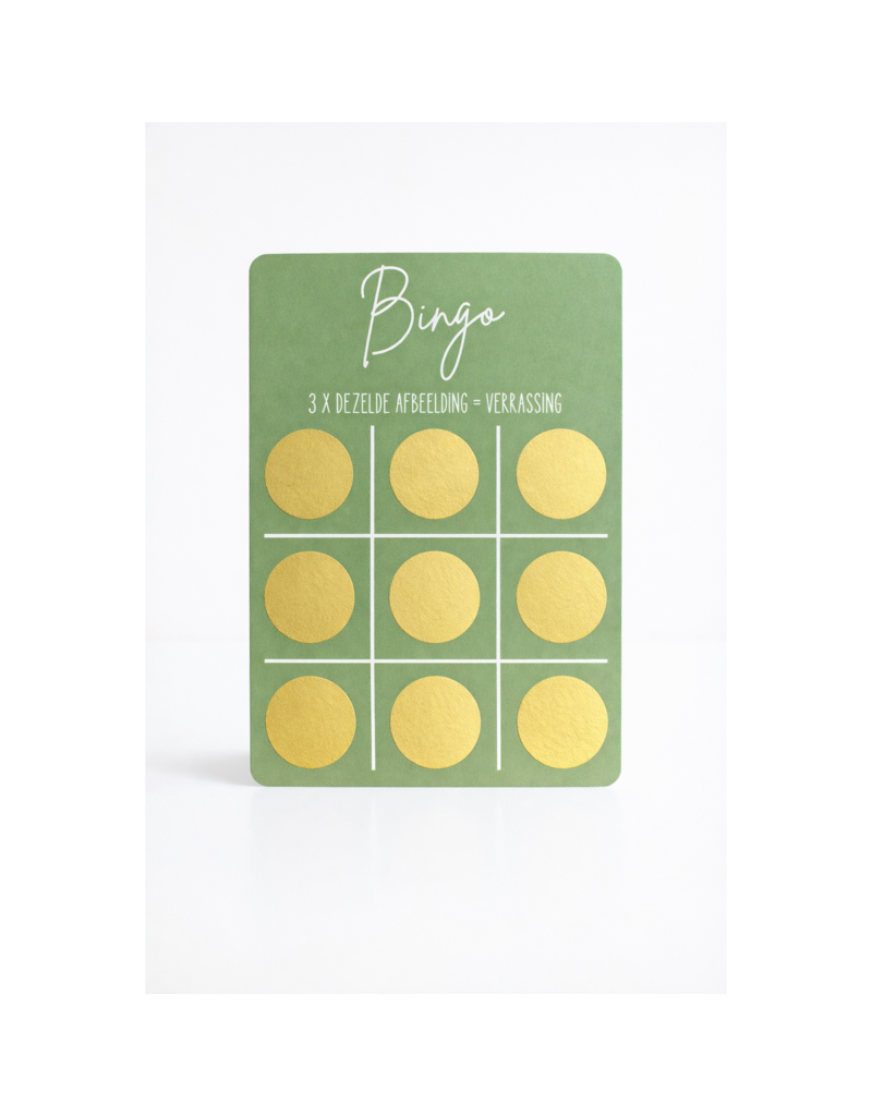 Gekiere Kras-bingo Zwangerschap