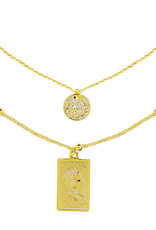 Ketting Elizabeth coin - goud