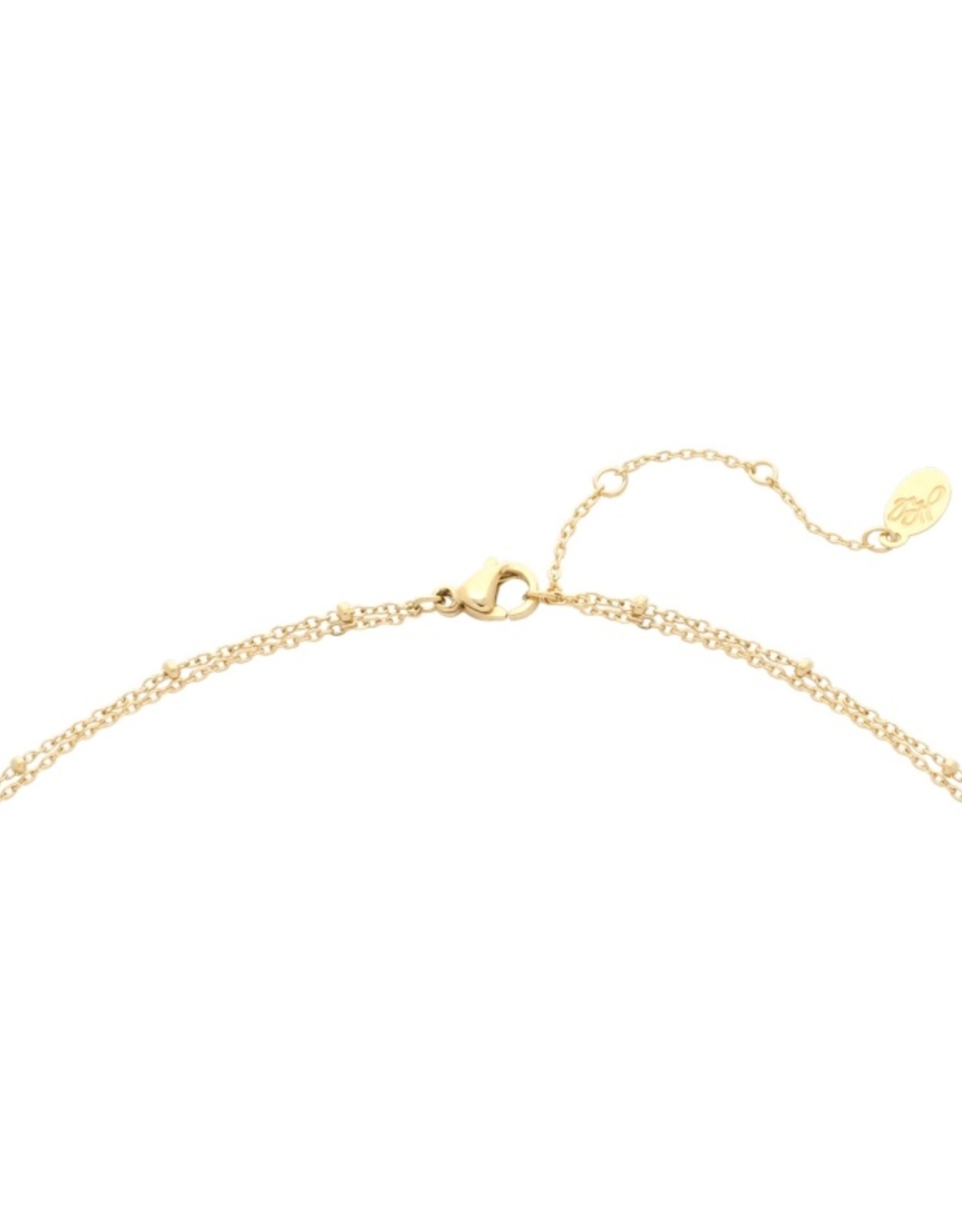 Ketting compass stars - goud