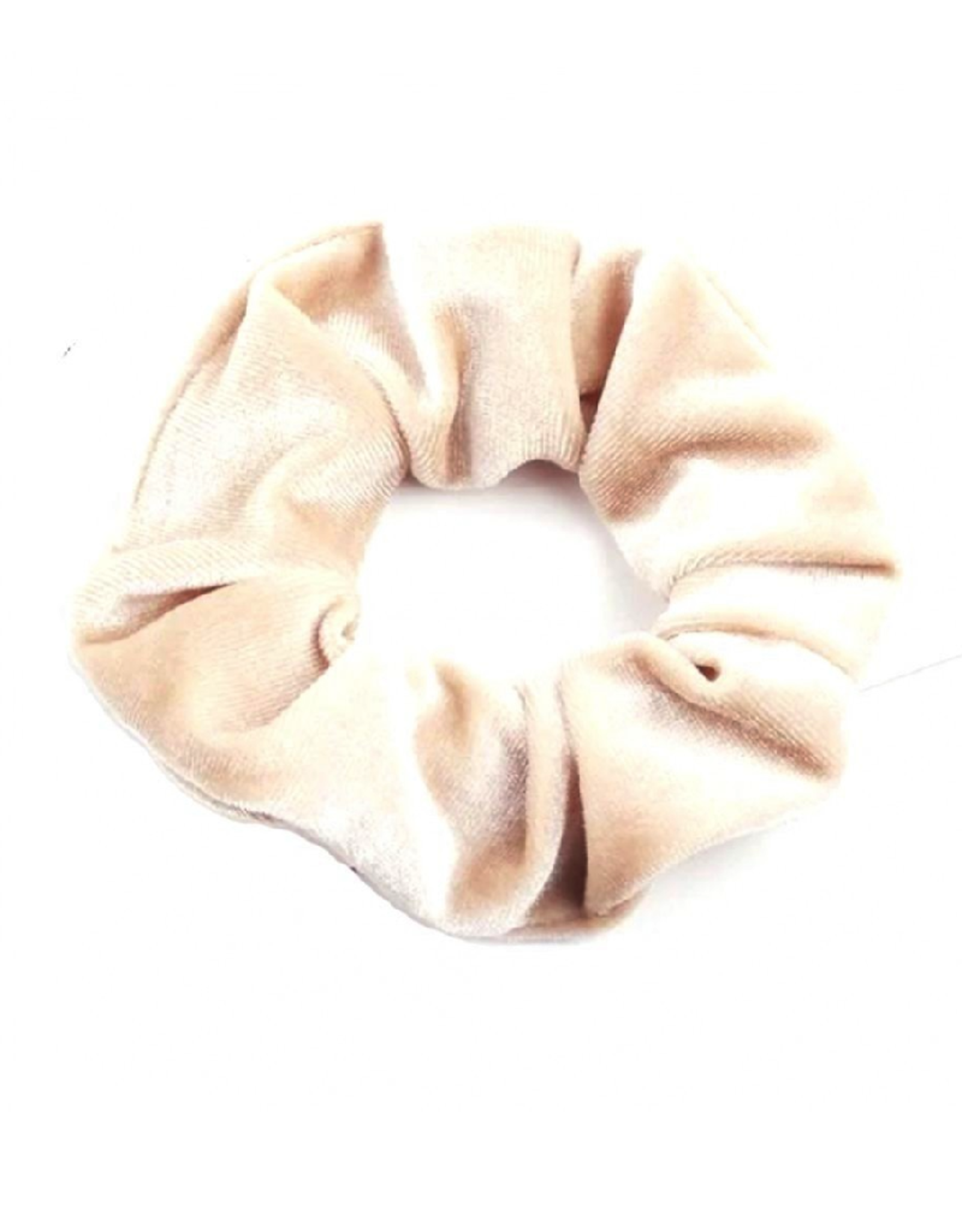 Scrunchie velvet beige