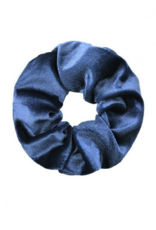 Scrunchie velvet blauw