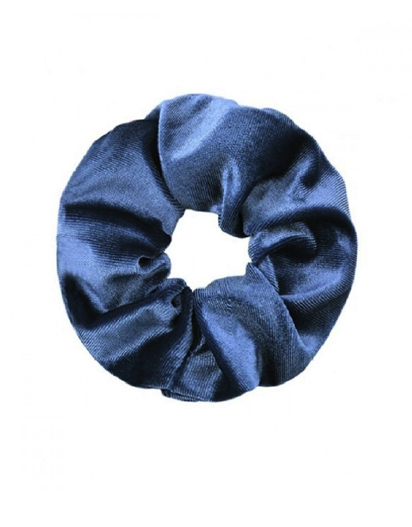 Scrunchie velvet blauw