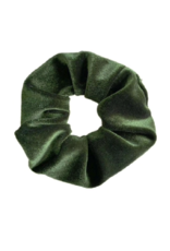 Scrunchie velvet groen