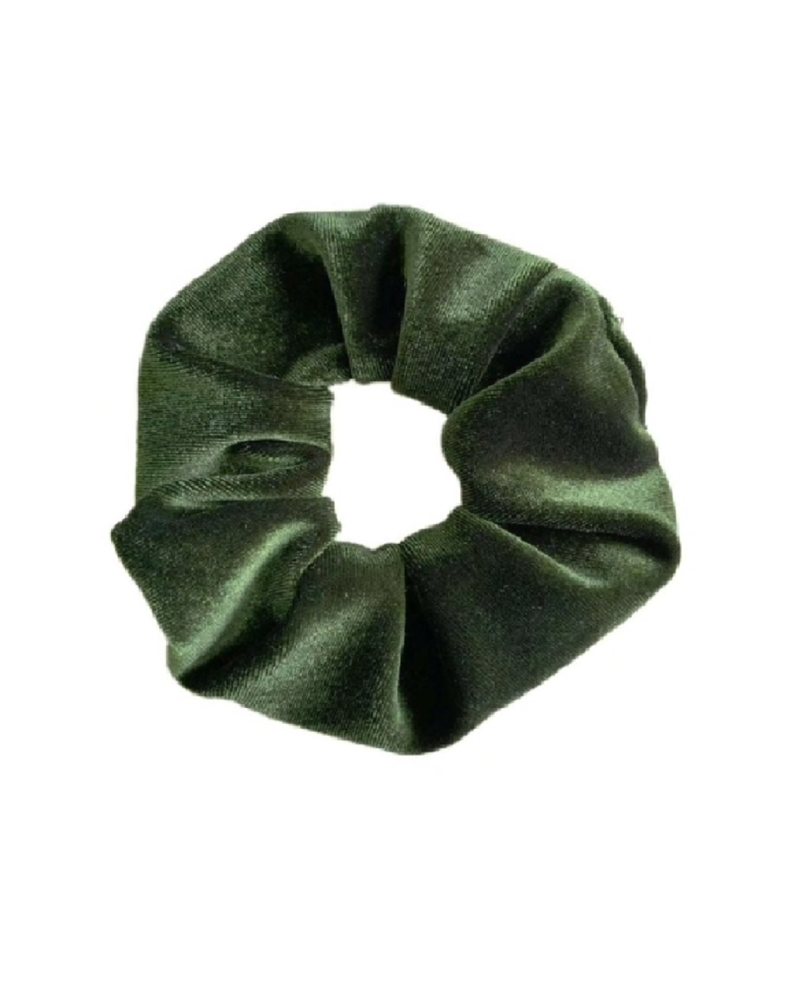 Scrunchie velvet groen