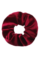 Scrunchie velvet rood