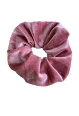 Scrunchie velvet roze