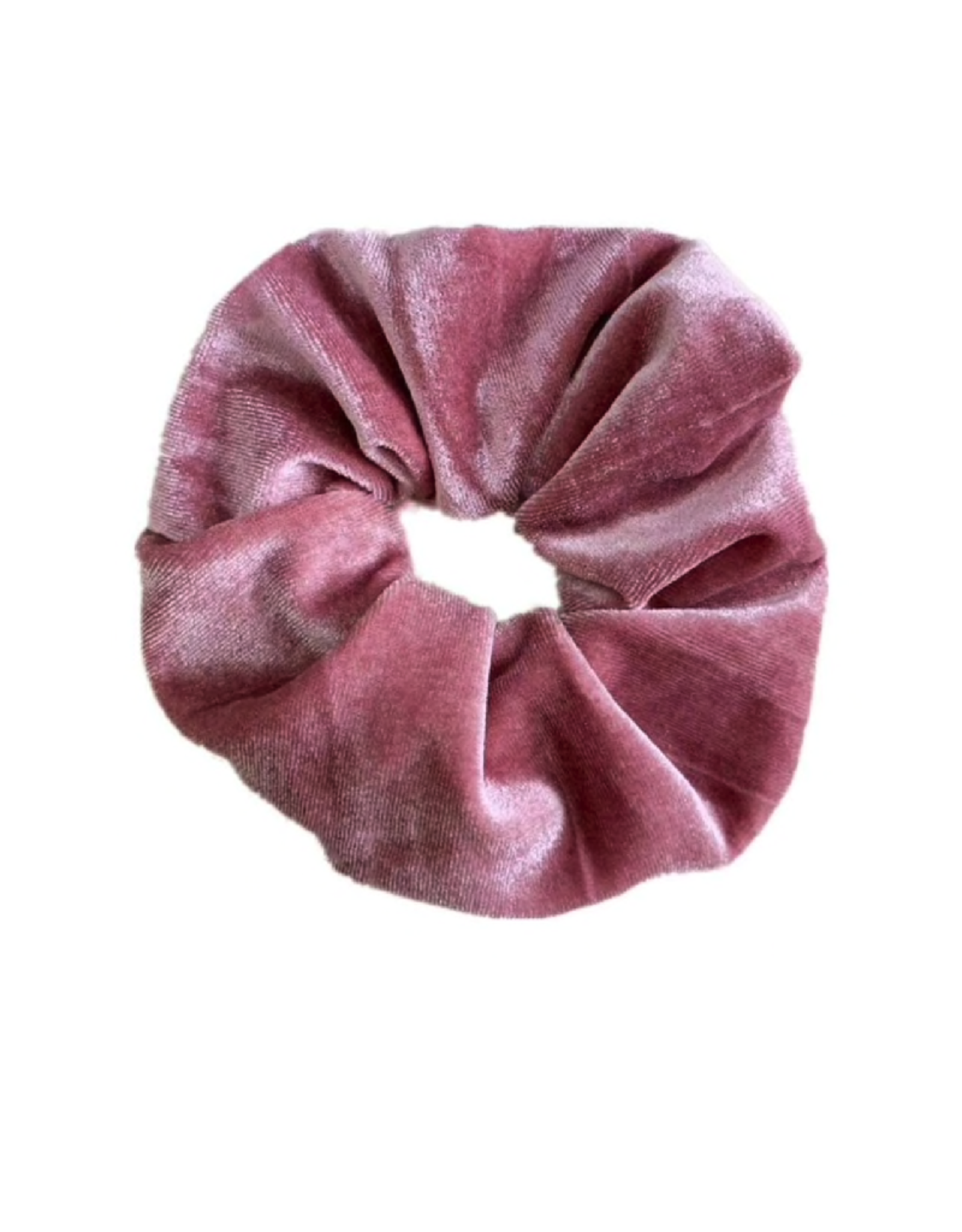 Scrunchie velvet roze