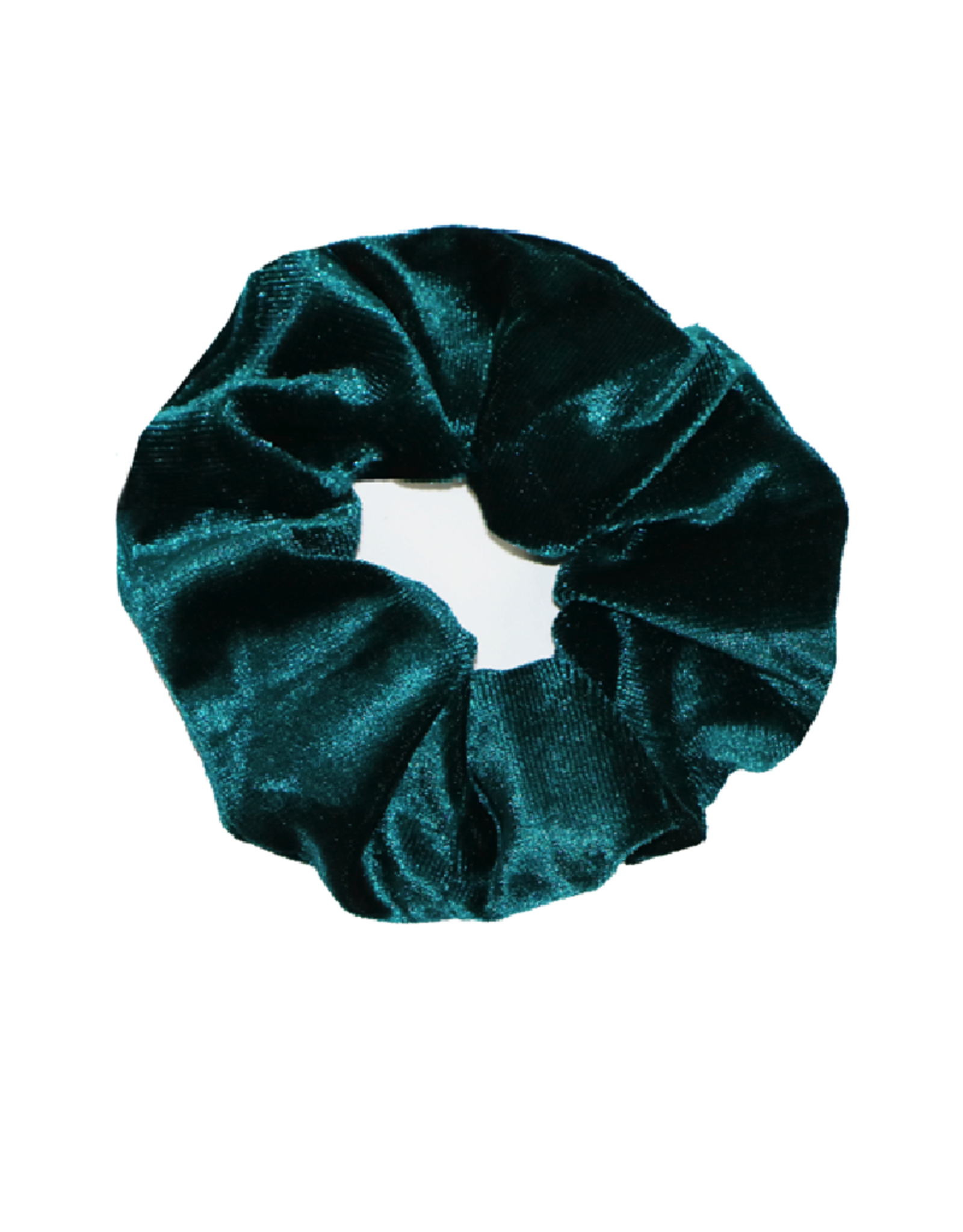 Scrunchie velvet zeegroen