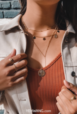 Ketting la reina layers - goud