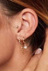 Oorbellen shiny snake - goud Oorbellen shiny snake - goud