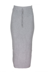 Ribbed twin set grijs Ribbed twin set grijs
