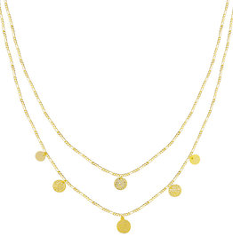 Ketting royal coins - goud