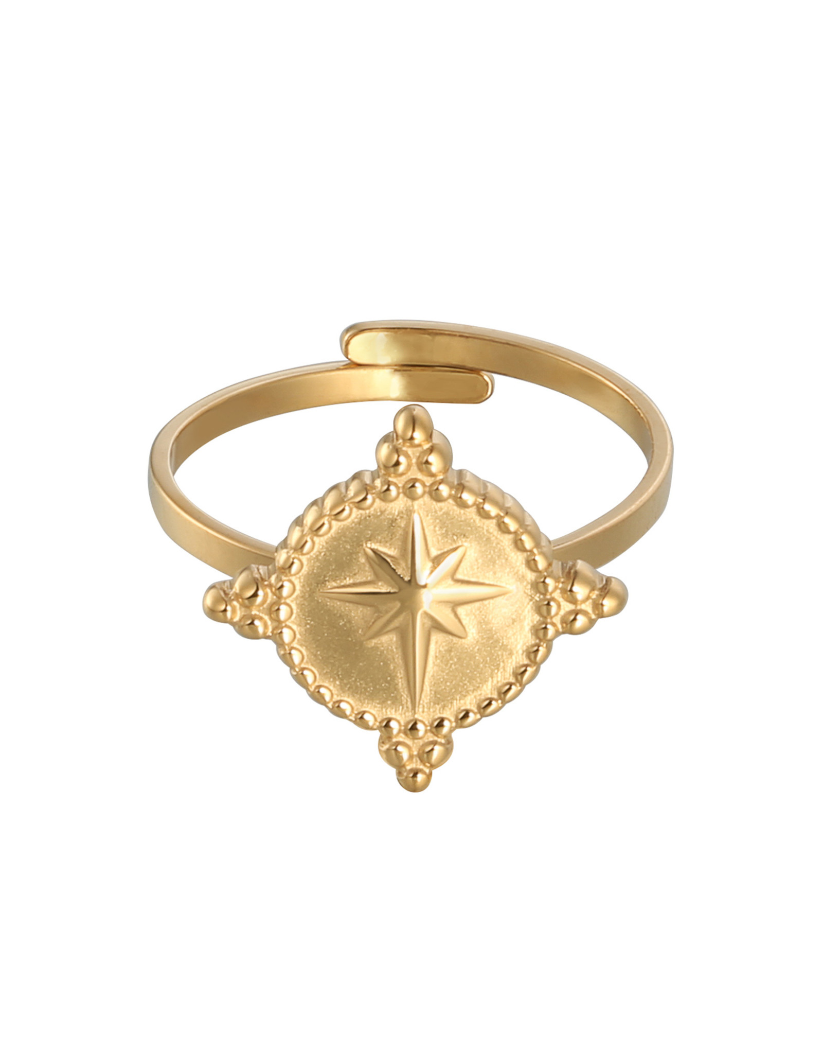 Ring northern star - goud