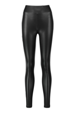 High waist imitatie leren legging