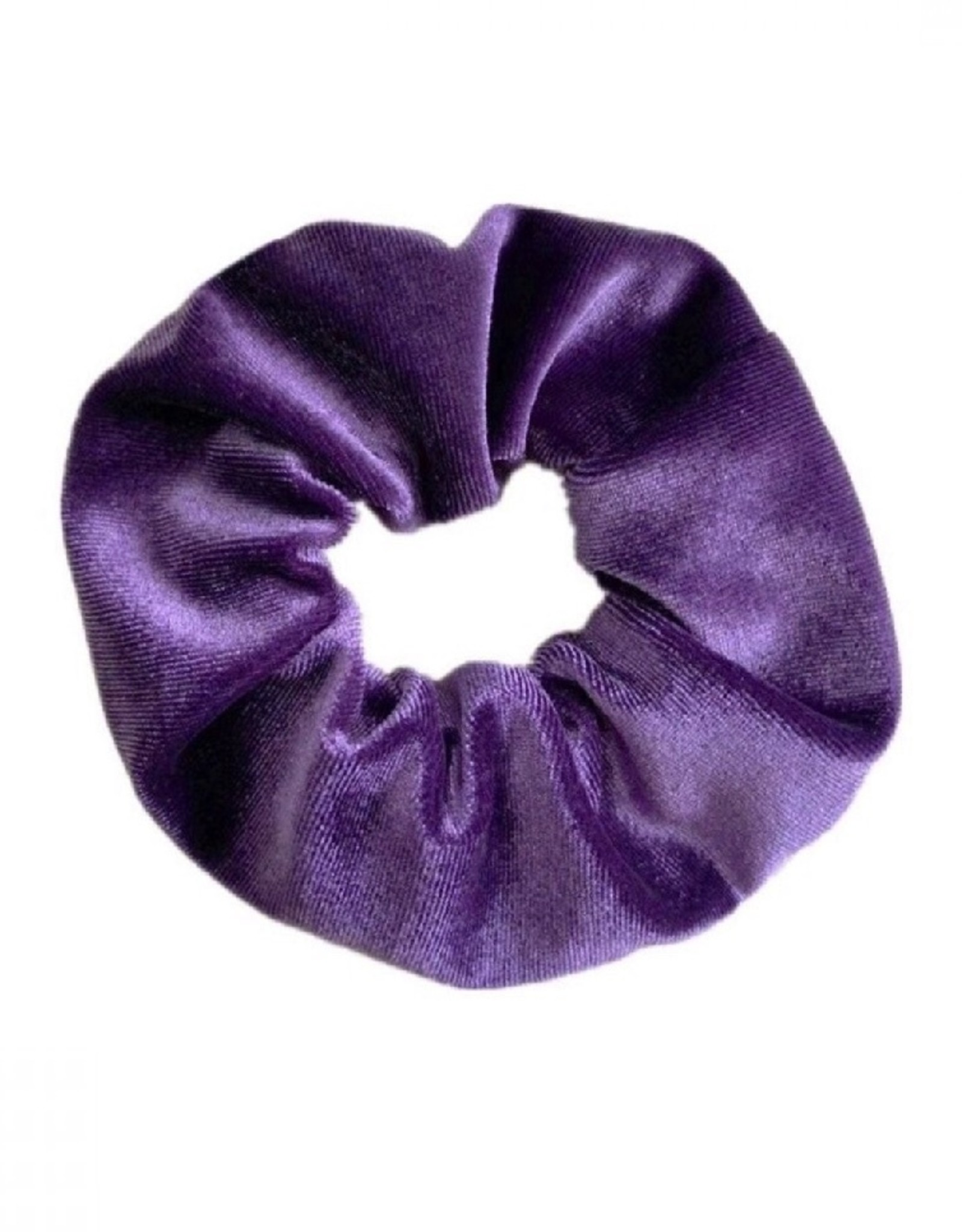 Scrunchie velvet paars