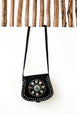 Bag Mare Black (green stone)