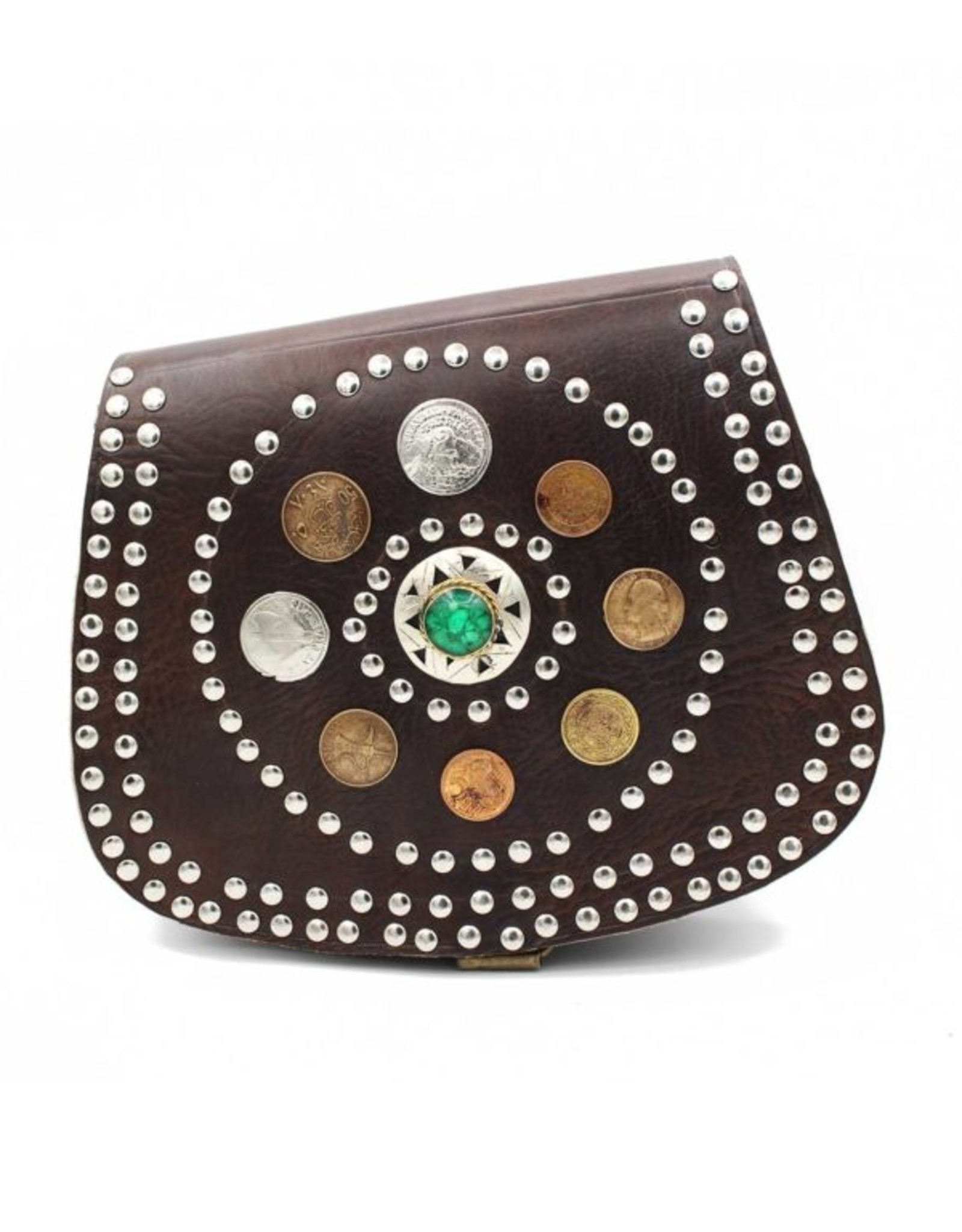 Bag Mare Brown (green stone)
