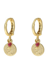 Oorbellen little queen - goud
