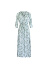 Maxi dress bloemen mint