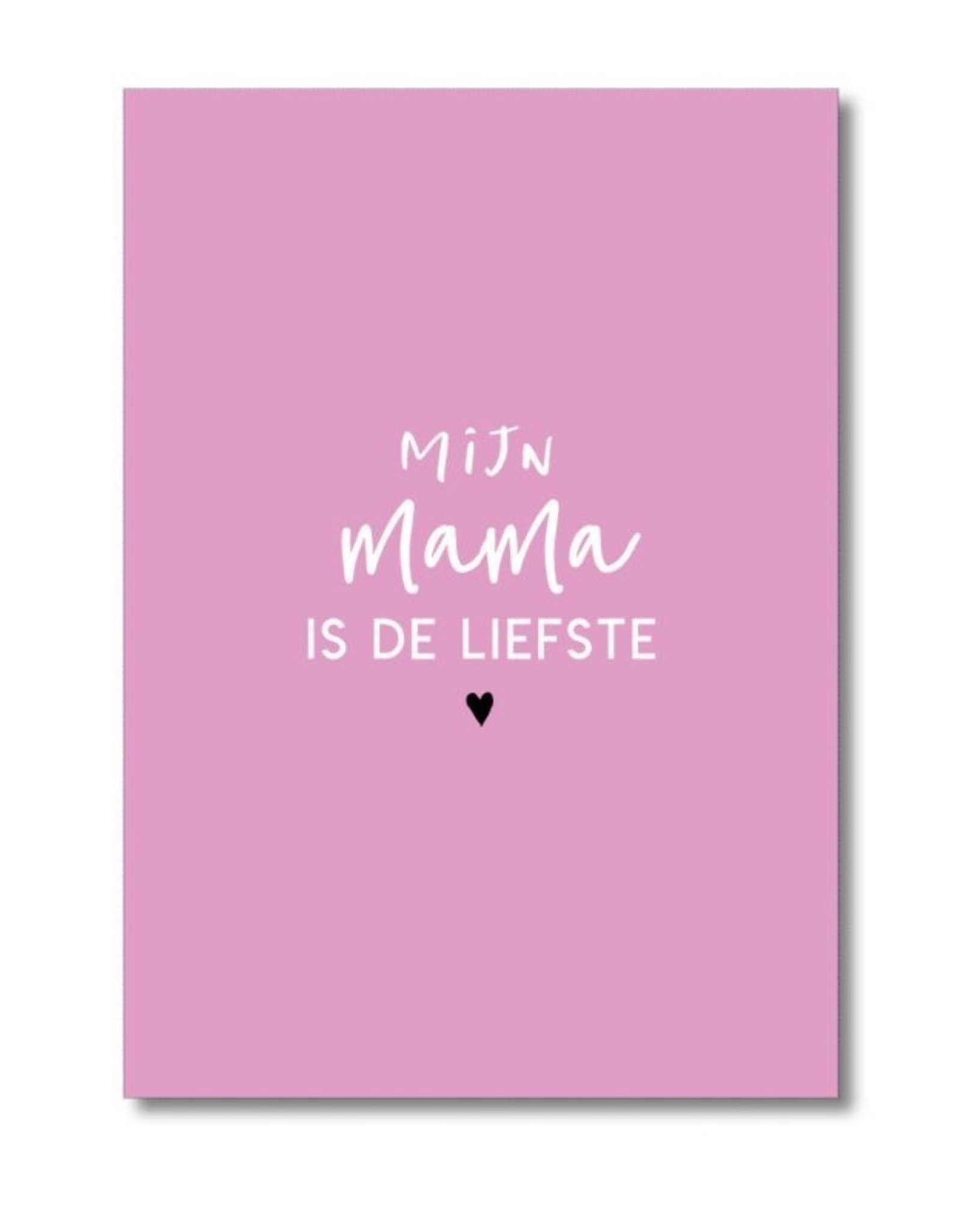 Ansichtkaart - mama is de liefste