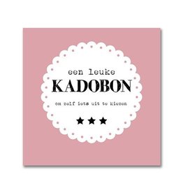 Cadeaubon roze